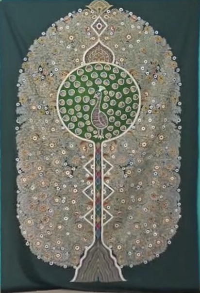 The fine threads of Rizwan Khatri’s Rogan painting